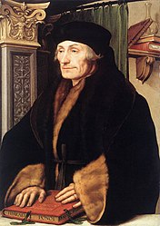 Hans Holbein: Portrait of Erasmus of Rotterdam