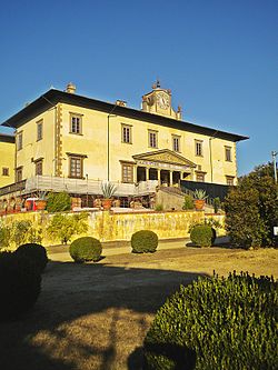 Medici villa in Poggio a Caiano