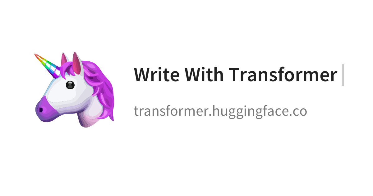 write_with_transformer