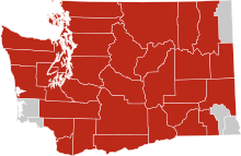COVID-19 Cases in Washington (state) by counties.svg