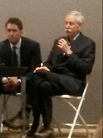 Dr. Robert Ostfeld and Dr. Walter Willett on 2017-03-26 at 6th Ivy League Vegan Conference at Harvard.jpg